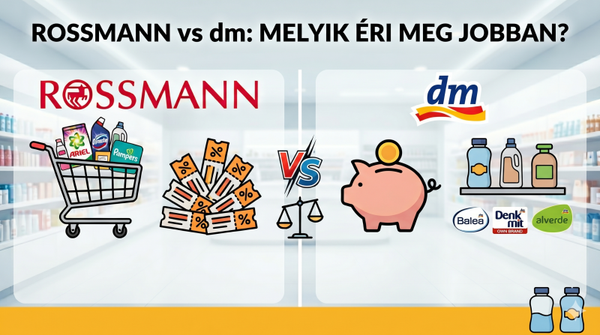A nagy drogéria-háború: dm vs. Rossmann – Hol vegyük a háztartási cikkeket 2026-ban?