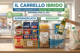 La regola del "Carrello Ibrido": Come combinare Supermercato e Discount per abbattere lo scontrino del 40%