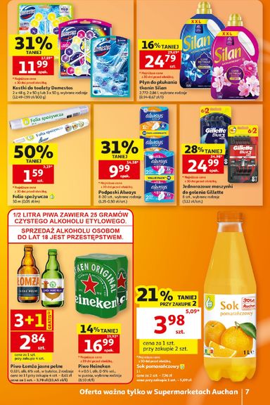 Leták Auchan Poľsko - Supermarket Auchan Poľsko od 29.10. do 04.11. - strana 7
