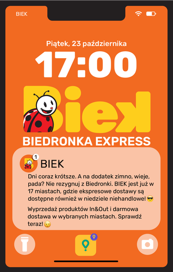 Gazetka Biedronka - Biedronka - Biek od 23.10. do 25.10. - strona 1