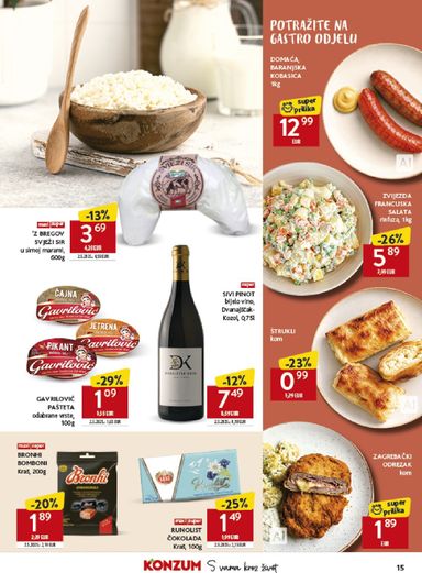 Katalog Konzum - Konzum - Katalog Najbolje iz Hrvatske vrijedi od 26.10. do 22.11. - stranica 15
