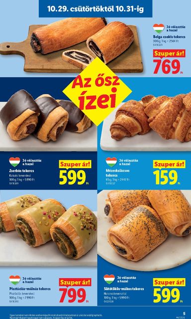 Akciós újság Lidl - Lidl érvényes 10.29.-tól 11.04.-ig - 5 oldal