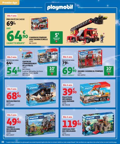 Folder Auchan - Auchan - Jouets de Noël van 16/10 tot 06/12 - side 22