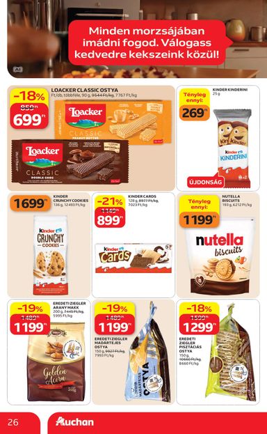 Akciós újság Auchan - Auchan Hipermarket érvényes 10.22.-tól 10.28.-ig - 26 oldal