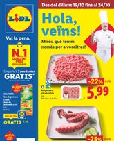 Lidl - Barcelona válido a partir de lunes 19/10/2026