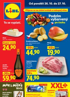 Lidl leták od pondělí 26.10.