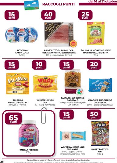 Volantino Coop Firenze - Coop Firenze - Il tuo supermercato valido dal 22/10 al 04/11 - pagina 26