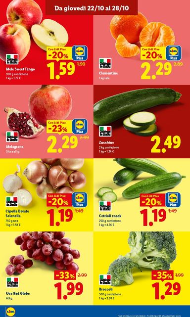 Volantino Lidl - Lidl - Fresca e conveniente valido dal 22/10 al 28/10 - pagina 4