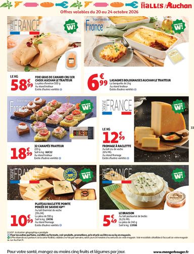 Folder Auchan - Auchan van 20/10 tot 25/10 - side 33