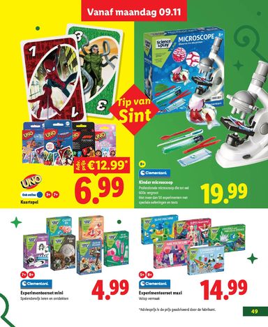 Folder Lidl - Lidl - Speelgoedboek van 09-10 tot 05-12 - side 49