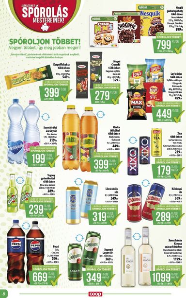 Akciós újság Coop - Coop - Alföld érvényes 10.22.-tól 10.28.-ig - 8 oldal