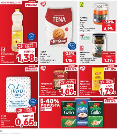 Katalog Kaufland - Kaufland vrijedi od 21.10. do 27.10. - stranica 22