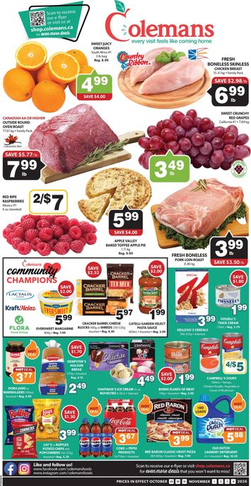 Flyer Colemans - Colemans valid since 10-29 until 11-04 - page 1
