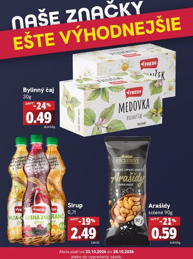 Leták FRESH - Fresh Plus od 22.10. do 28.10. - strana 4