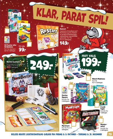 Brochurer Bilka - Bilka - Billies bedste legetøjskatalog gyldig fra 09.10. til 31.12. - side 79