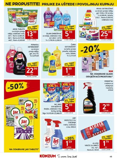 Katalog Konzum - Konzum vrijedi od 28.10. do 03.11. - stranica 43