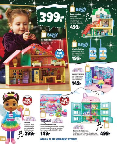 Brochurer Bilka - Bilka - Billies bedste legetøjskatalog gyldig fra 09.10. til 31.12. - side 68