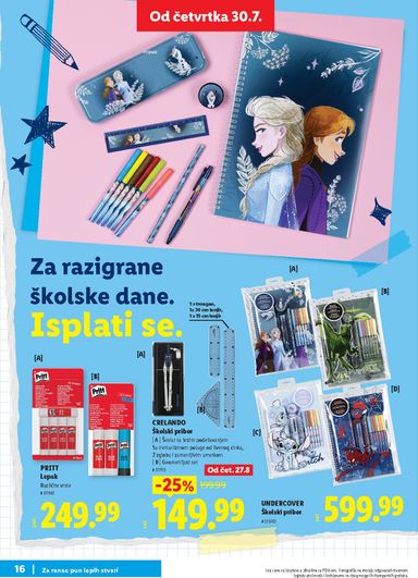 Katalog Lidl - Lidl - Back to school od 30.07 do 31.10 - strana 16