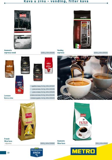 Katalog Metro - Metro - Poslovna rješenja - Doručak vrijedi od 01.01. do 31.12. - stranica 59