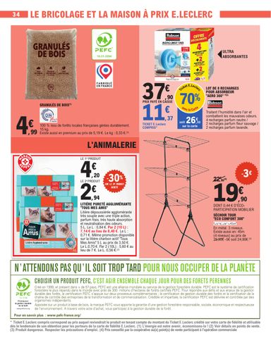Catalogue E.Leclerc - E.Leclerc - Nos promos du moment valable dès le 13/10 au 24/10 - page 34