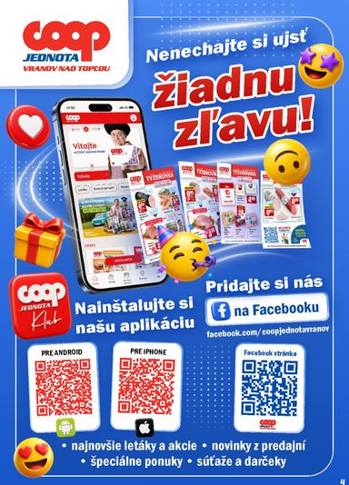 Leták COOP Jednota - COOP Jednota - Vranov nad Topľou od 22.10. do 28.10. - strana 4