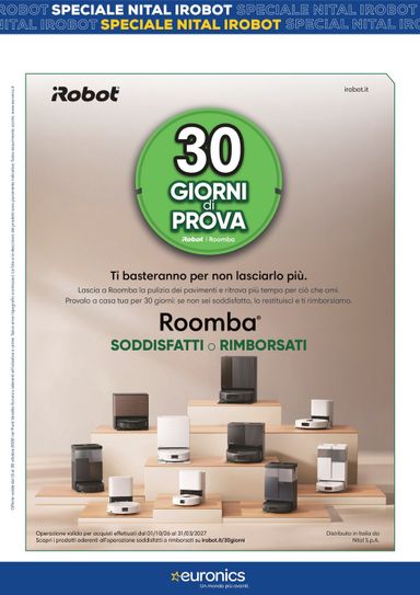Volantino Euronics - Euronics - Nital iRobot valido dal 15/10 al 30/10 - pagina 11