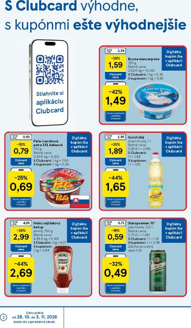 Leták Tesco - Tesco od 28.10. do 03.11. - strana 2