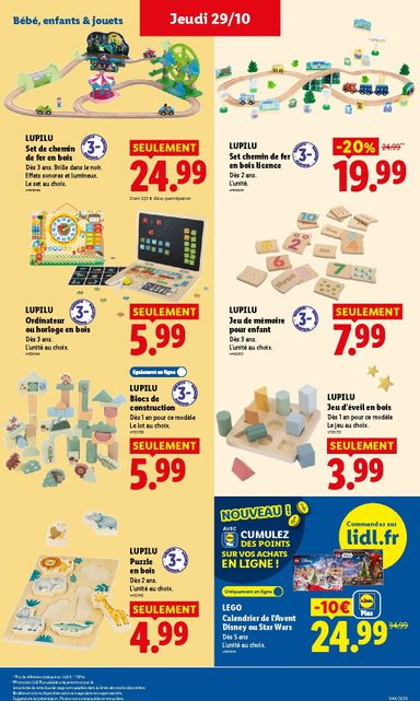 Catalogue Lidl - Lidl valable dès le 29/10 au 04/11 - page 43