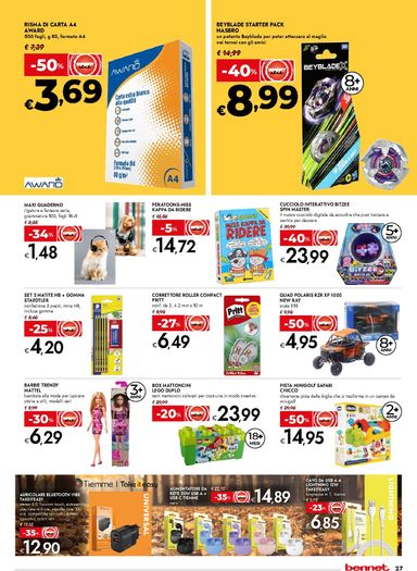Volantino Bennet - Bennet - Spaccaprezzi valido dal 22/10 al 04/11 - pagina 27