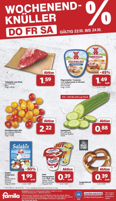 Prospekt Famila Nordwest - Famila Nordwest gültig ab 19.10. bis 24.10. - seite 36