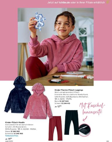 Prospekt Tchibo - Tchibo - Warme Styles gültig ab 22.10. bis 26.02. - seite 121