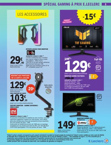 Catalogue E.Leclerc - E.Leclerc - Spécial high-tech valable dès le 27/10 au 07/11 - page 3