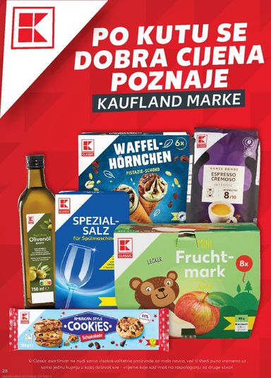 Katalog Kaufland - Kaufland - Ti si naš broj 1 vrijedi od 28.10. do 03.11. - stranica 28