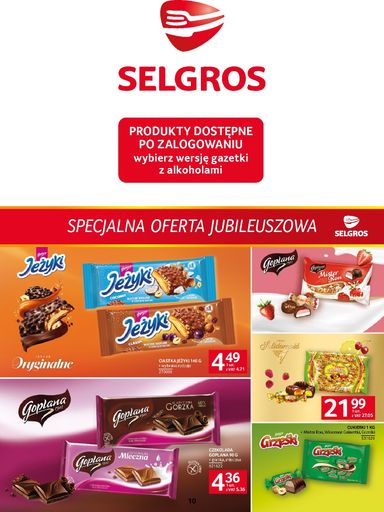 Gazetka Selgros - Selgros cash&carry - Specjalna Oferta Jubileuszowa od 22.10. do 04.11. - strona 10