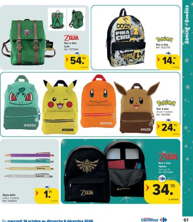 Folder Carrefour - Carrefour - Catalogue Jouets van 14/10 tot 06/12 - side 61