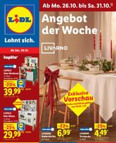 Lidl - Nonfood-Prospekt gültig ab Montag 26.10.2026