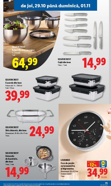 Catalogul Lidl - Lidl de la 26.10. până la 01.11. - pagina 75