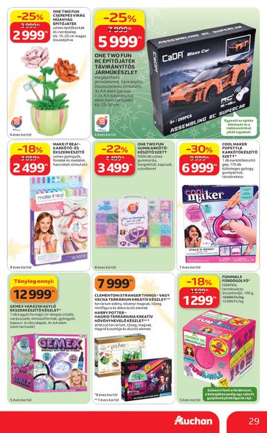 Akciós újság Auchan - Auchan Hipermarket érvényes 10.22.-tól 11.25.-ig - 29 oldal