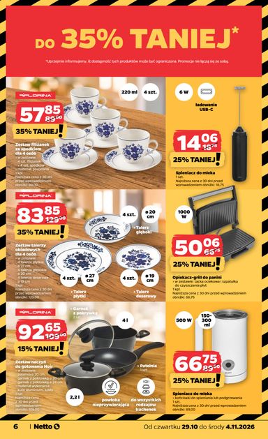 Gazetka Netto - Netto - Non Food od 29.10. do 04.11. - strona 6