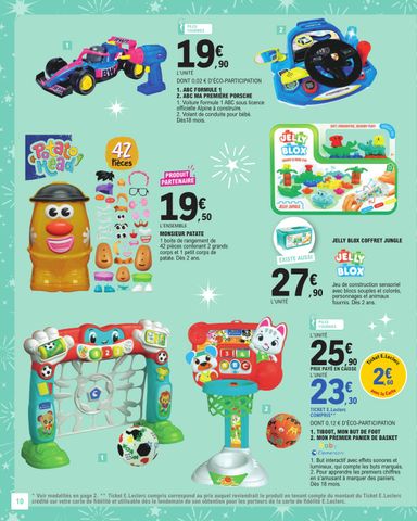 Catalogue E.Leclerc - E.Leclerc - Jouets de Noël valable dès le 20/10 au 05/12 - page 10