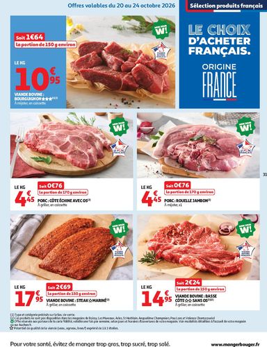 Folder Auchan - Auchan van 20/10 tot 25/10 - side 31
