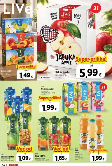 Katalog Plodine - Plodine - Vrijedni kupovine vrijedi od 22.10. do 04.11. - stranica 54