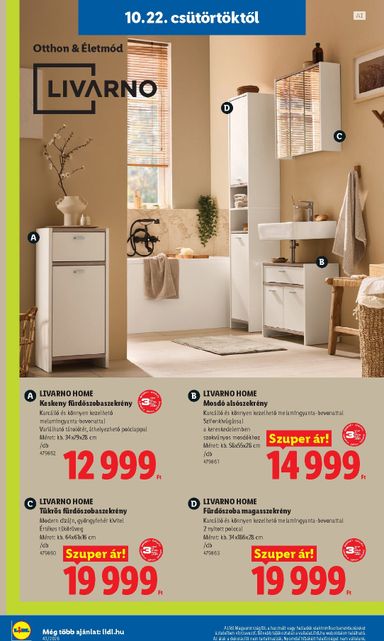 Akciós újság Lidl - Lidl - Nonfood érvényes 10.22.-tól 10.28.-ig - 8 oldal