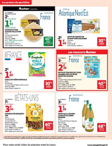 Catalogue Auchan - Auchan - Café, automne hypers valable dès le 06/10 au 18/10 - page 22