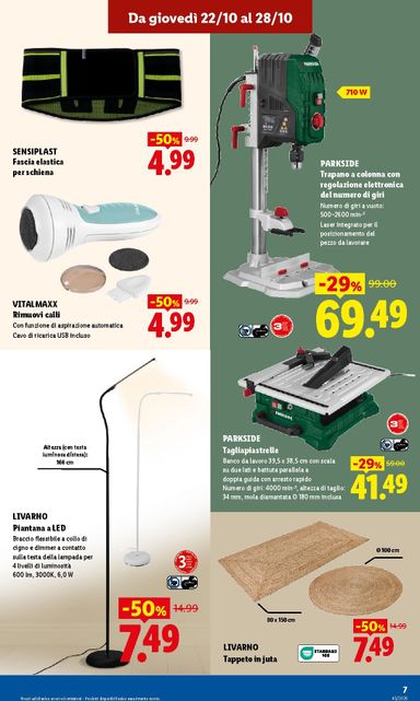Volantino Lidl - Lidl - Nuova apertura Arezzo valido dal 22/10 al 28/10 - pagina 7