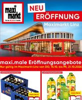 Maximarkt - Eröffnung Linz-Flugblatt gültig ab Donnerstag 15.10.2026