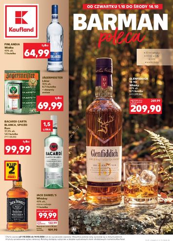 Gazetka Kaufland - Kaufland - Barek od 01.10. do 14.10. - strona 1