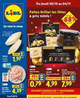 Catalogue Lidl de de jeudi 29/10