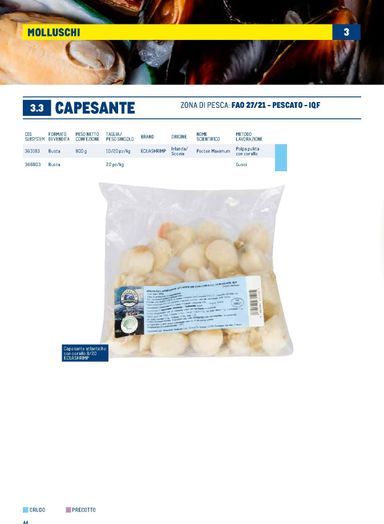 Volantino METRO - Metro - Catalogo Surgelati valido dal 01/01 al 31/12 - pagina 44