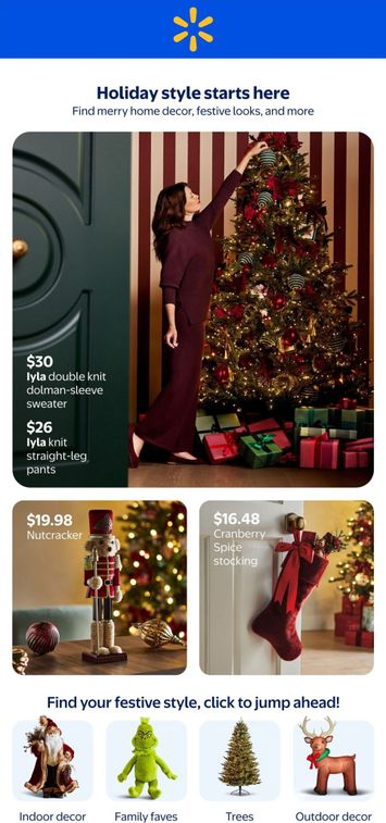 Flyer Walmart - Walmart - Holiday in Style valid since 10-29 until 11-25 - page 1